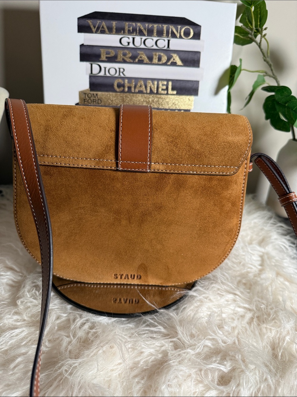 Staud NWTs Bella Saddle Bag - Picture 3 of 10